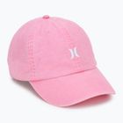 Czapka z daszkiem damska Hurley Mom Iconic pink