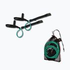 Gumy do treningu z kijami nordic walking GABEL Stride Power NW Rubber 20 lb zielony