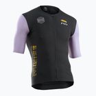 Koszulka rowerowa męska Northwave Extreme Evo black/lilac