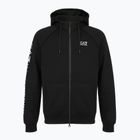 Bluza męska Emporio Armani EA7 Train Logo Series Extended Logo Hoodie Fz black/white