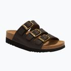 Klapki damskie Scholl Rio Wedge Ad Med dark brown