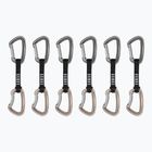 Zestaw ekspresów wspinaczkowych Grivel ALL-Round Alpha 6 pack 11 cm black/yellow