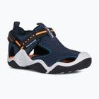 Sandały dziecięce Geox Wader navy/fluo orange