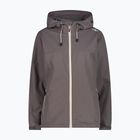 Kurtka przeciwdeszczowa damska CMP 39X6636 Fix Hood terra