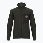 Bluza polarowa męska CMP 35H3907 Melange Knitted forest melange/nero/ferrari