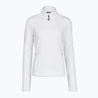 Bluza narciarska damska EA7 Emporio Armani Pure Powerstretch T-Top Half Zip white