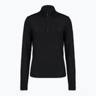 Bluza narciarska damska EA7 Emporio Armani Pure Powerstretch T-Top Half Zip black