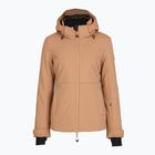 Kurtka narciarska damska EA7 Emporio Armani Pure Softshell mocha mousse