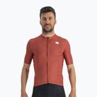 Koszulka rowerowa męska Sportful Checkmate chili red/mauve