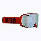 Gogle narciarskie Neon Light red/mirror acciaio
