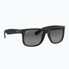Okulary przeciwsłoneczne Ray-Ban Justin Classic matt black gum/dark grey
