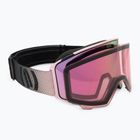 Gogle narciarskie Neon Ice black/light pink/mirror light pink/amber