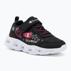 Buty dziecięce Champion Funfair Print G PS Low Cut new black/fluorescent pink/imperial light blue