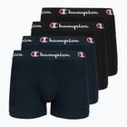 Bokserki męskie Champion U20002 4 pary black/logo
