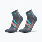 Skarpety damskie UYN Trekking Approach Low Cut 2 pack grey/turquoise