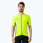 Koszulka rowerowa męska Alé Maglia MC Color Block fluorescent yellow
