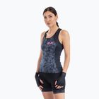 Koszulka rowerowa damska Alé Top Triangles grey/black