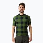Koszulka rowerowa męska Alé Scottish green