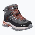 Buty trekkingowe dziecięce CMP Rigel 2.0 Mid Waterproof grey/brick