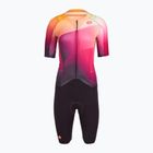 Kombinezon rowerowy damski Castelli Free Sanremo 3 SS W dark night shade/vivid orange-bright rose