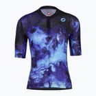 Koszulka rowerowa damska Castelli Cosmic Vortex multicolor violet blue
