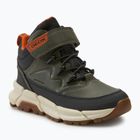 Buty juniorskie Geox Flexyper Plus military/orange