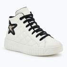 Buty juniorskie Geox Mikiroshi light ivory/black