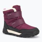 Śniegowce juniorskie Geox Trekkyup ABX burgundy