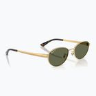 Okulary przeciwsłoneczne Ray-Ban RB3774D arista gold/dark green polarized