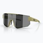Okulary przeciwsłoneczne Bliz P005 matte amber green/smoke silver mirror