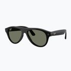 Okulary z kamerą Ray-Ban Meta Aviator shiny black/g15 green polar