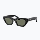 Okulary z kamerą Ray-Ban Meta Zena shiny black/g15 green polar