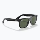 Okulary przeciwsłoneczne dziecięce Ray-Ban Justin black/dark green