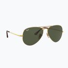 Okulary przeciwsłoneczne Ray-Ban Aviator Metal II gold arista/green g-15