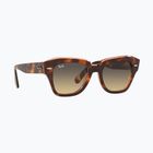 Okulary przeciwsłoneczne Ray-Ban State Street brown/brown gradient
