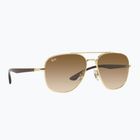 Okulary przeciwsłoneczne Ray-Ban RB3683 arista gold/brown