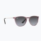 Okulary przeciwsłoneczne dziecięce Ray-Ban Erika transparent violet/grey gradient