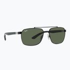 Okulary przeciwsłoneczne Ray-Ban RB3701 black/dark green