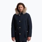 Płaszcz ocieplany męski Woolrich Arctic Detachable Fur Parka melton blue