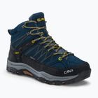 Buty trekkingowe juniorskie CMP Rigel Mid Wp blue ink/yellow