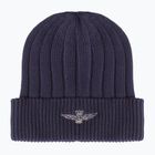 Czapka zimowa Aeronautica Militare Cotton Eagle Embroidery blue navy