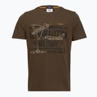 Koszulka męska Aeronautica Militare TS2535UJ00641 chestnut brown