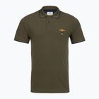 Koszulka polo męska Aeronautica Militare 262PO1308UP00082 Polo verde scuro