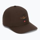 Czapka z daszkiem męska Aeronautica Militare HA1246UCT02 chestnut brown