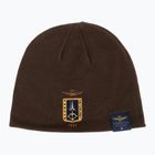 Czapka zimowa męska Czapka Aeronautica Militare 262CU0092UL00450 chestnut brown