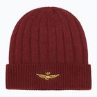Czapka zimowa męska Czapka Aeronautica Militare 262CU0098UL00485 bordeaux