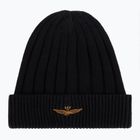 Czapka zimowa męska Czapka Aeronautica Militare 262CU0098UL00485 jet black