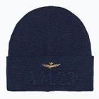 Czapka zimowa męska Czapka Aeronautica Militare 262CU0099UL00949 Blu Navy