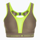 Biustonosz treningowy Shock Absorber Ultimate Run Bra Padded grey/lemon