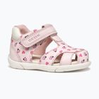 Sandały dziecięce Geox Zapito light pink/white